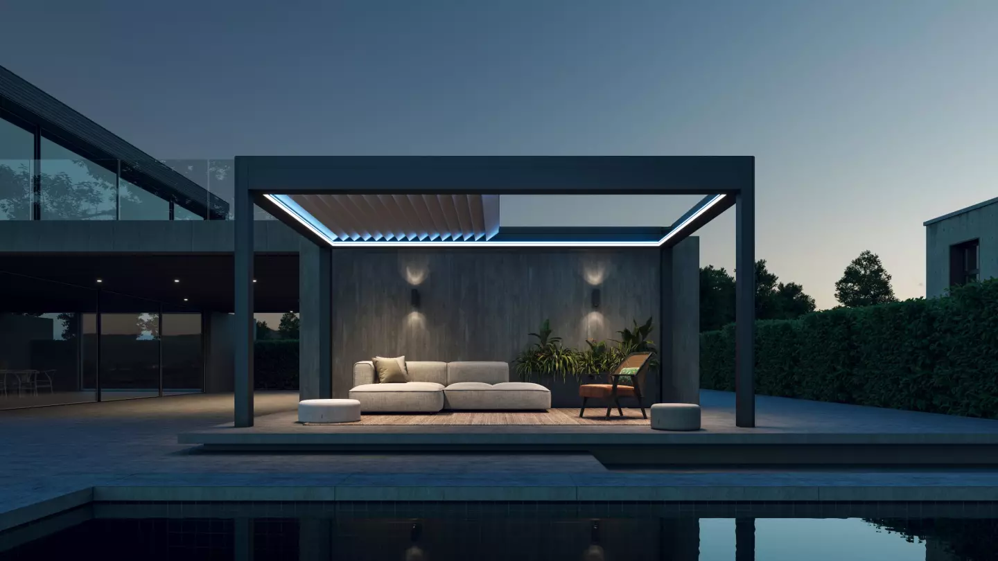 Bioklimatik Pergola Uygulaması